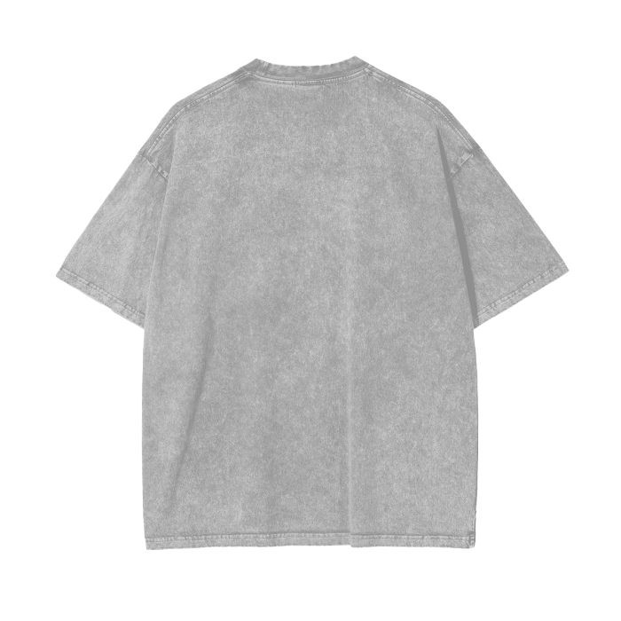 SPIDA ACID WASH OVERSIZE T-SHIRT-250GSM