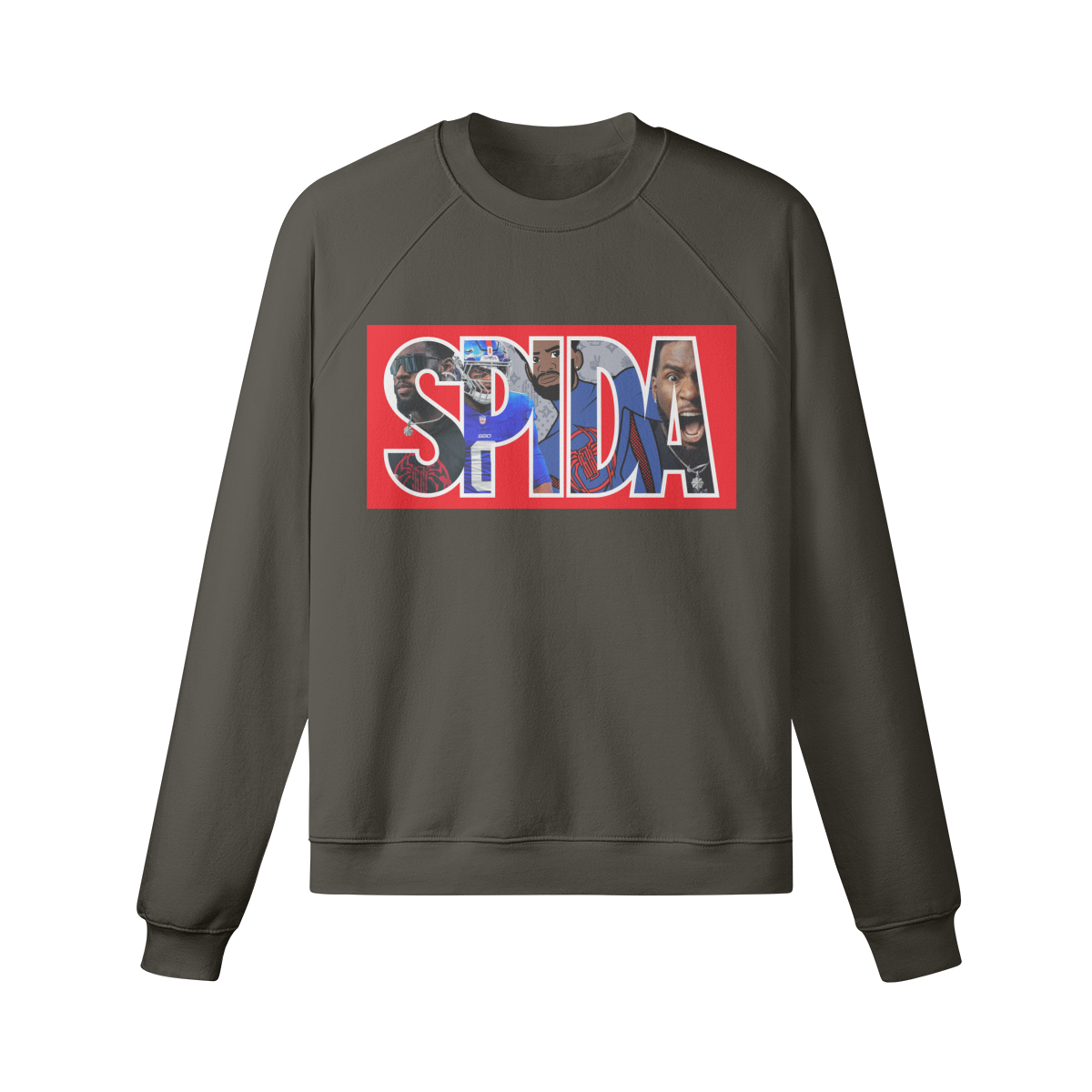 SPIDA UNISEX FLEECE CREW-380GSM